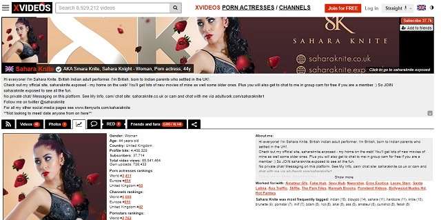 Videos porn star database - Sahara Knite example