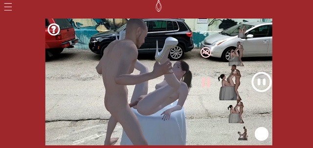 An AR porn scene