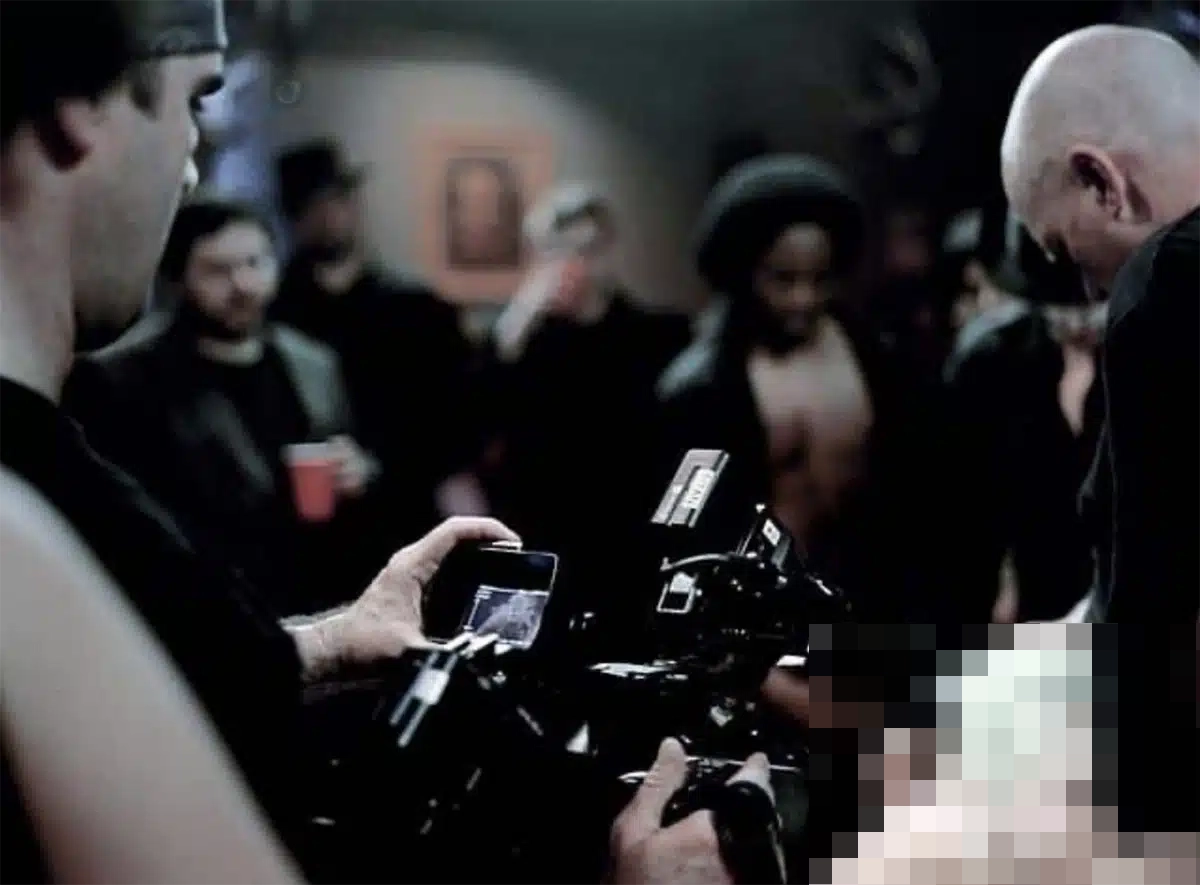 Working on a porn set