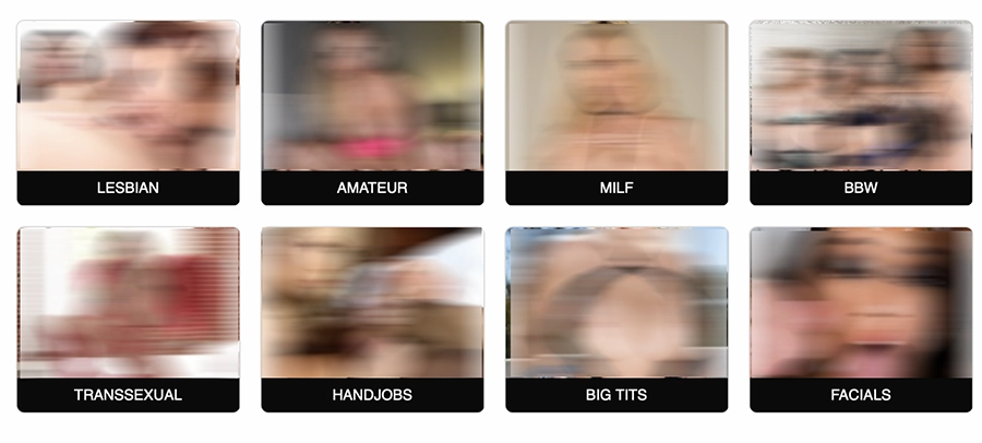 HotMovies categories