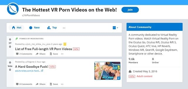 VR Porn on Reddit best subreddits vr porn videos
