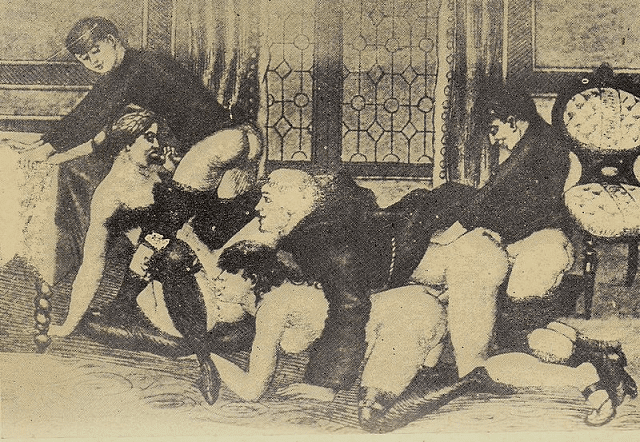 The Autobiography of a Flea, a famous pornographic drawing from 1887