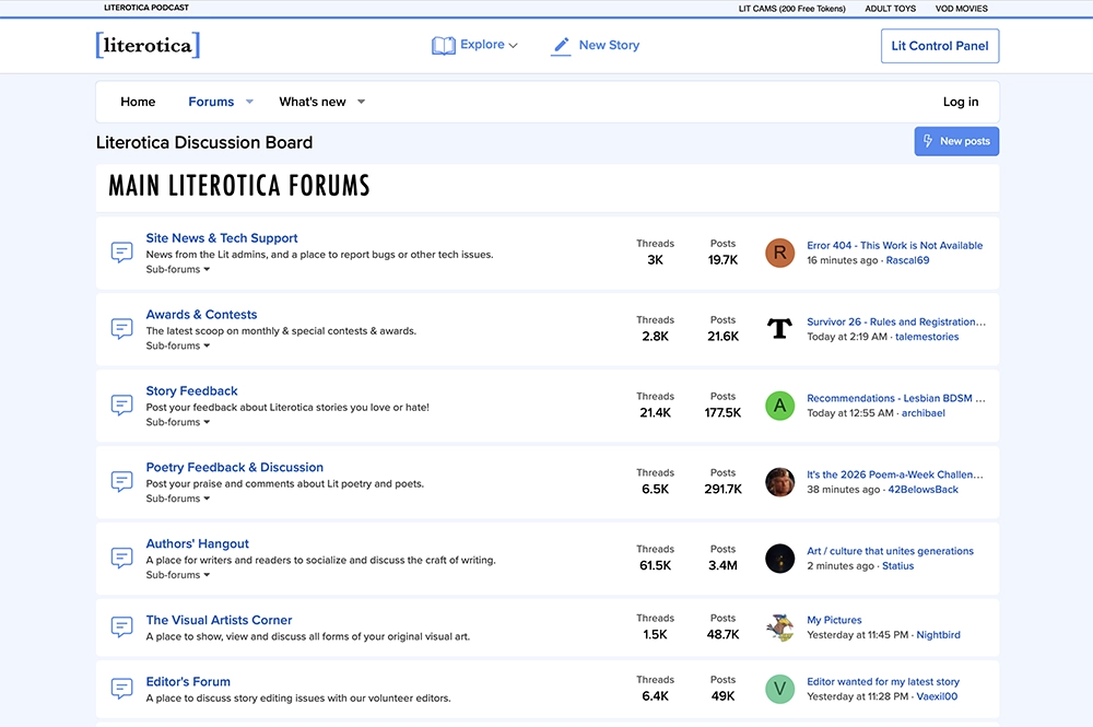 Forum on Literotica