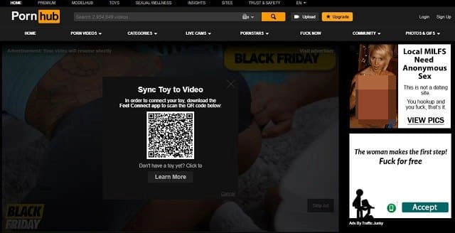 How to Sync toy to Pornhub