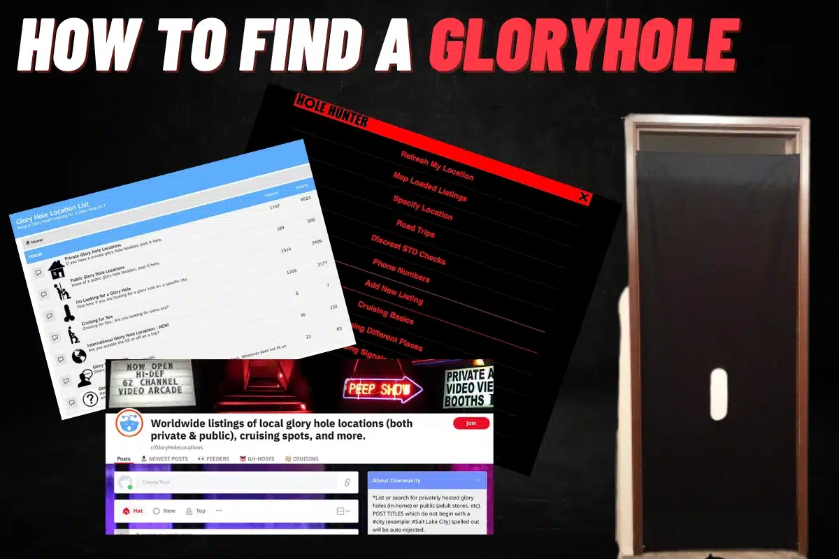 How to find.a gloryhole near me