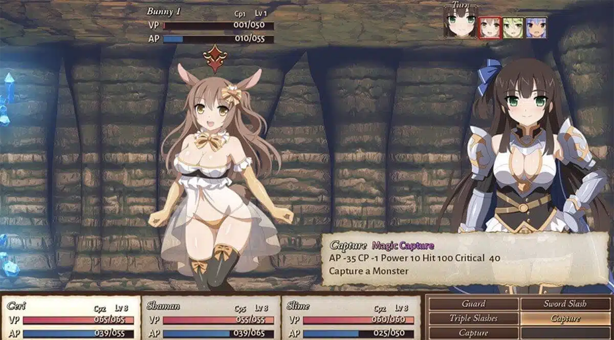 Sakura Dungeon RPG elements