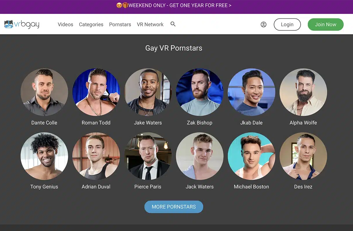 VRB Gay, vr gay porn site