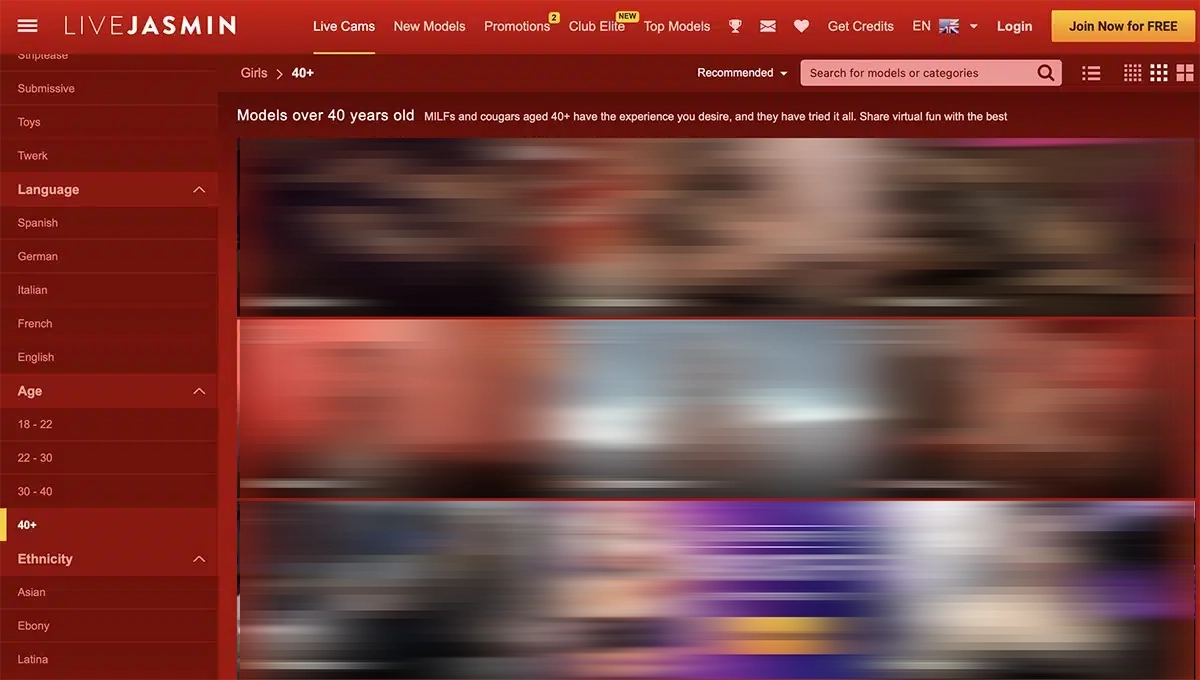 LiveJasmin older women