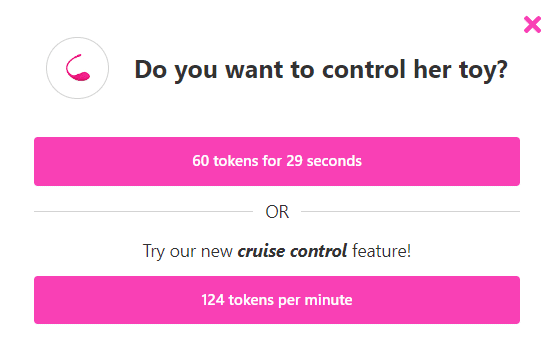 Control her sex toy on CamSoda