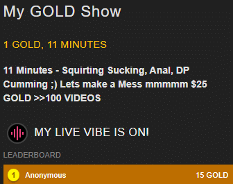 Gold Show Jerkmate example