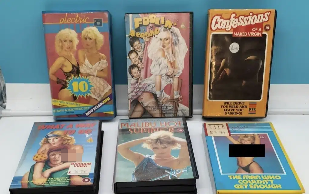 Adult VHS collection
