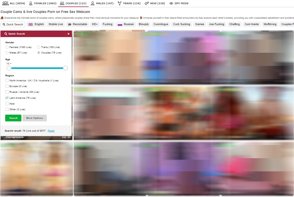 BongaCams thumbnails