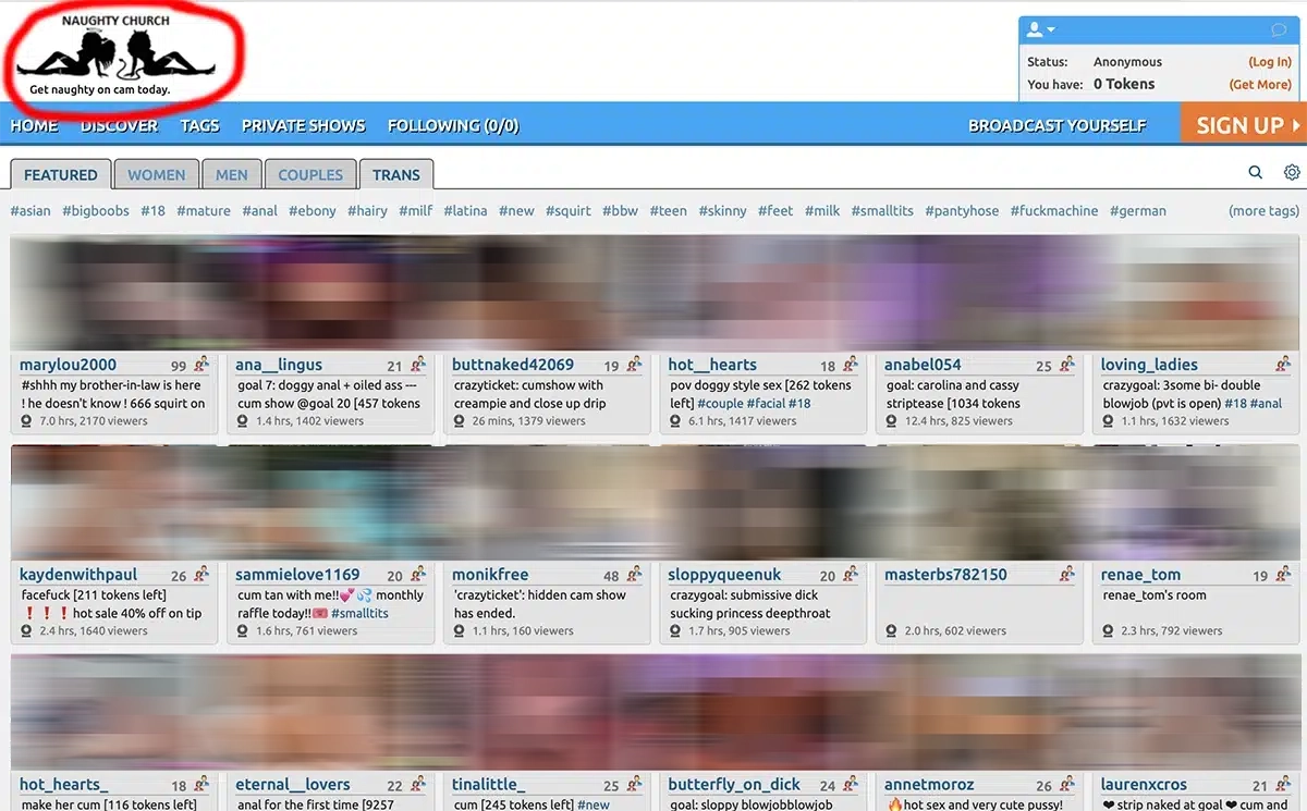 Chaturbate clone example