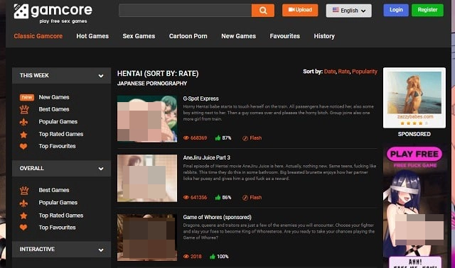 Gamcore hentai