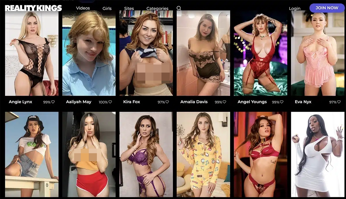 Reality Kings models