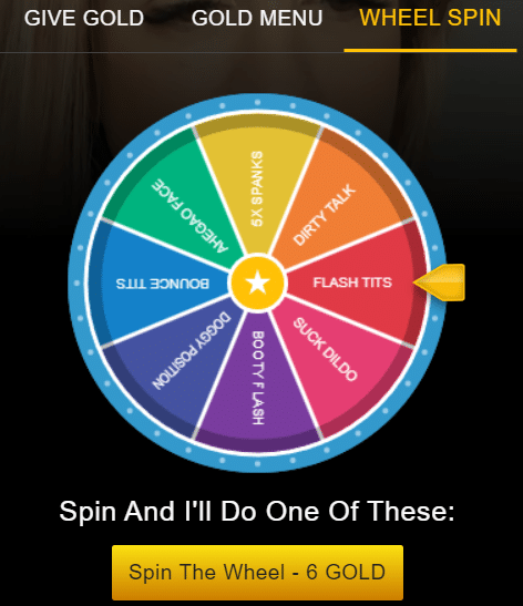 Spin the wheel to get lucky