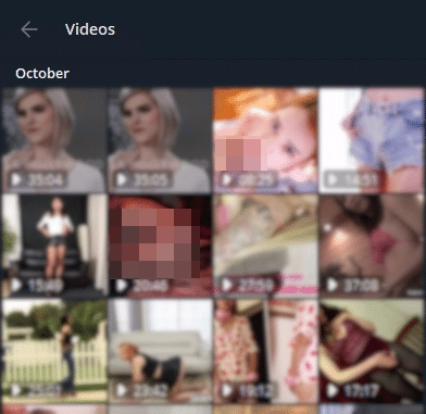 Transsexual porn on Telegram