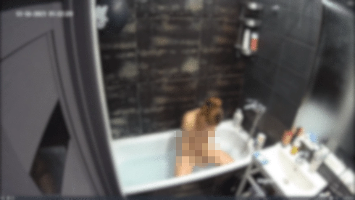 Bathroom shot on Voyeur House