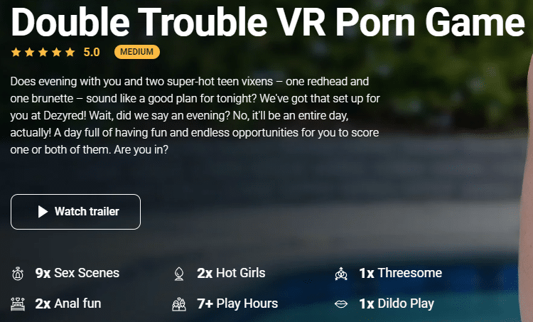 Double Trouble Vr Porn Game
