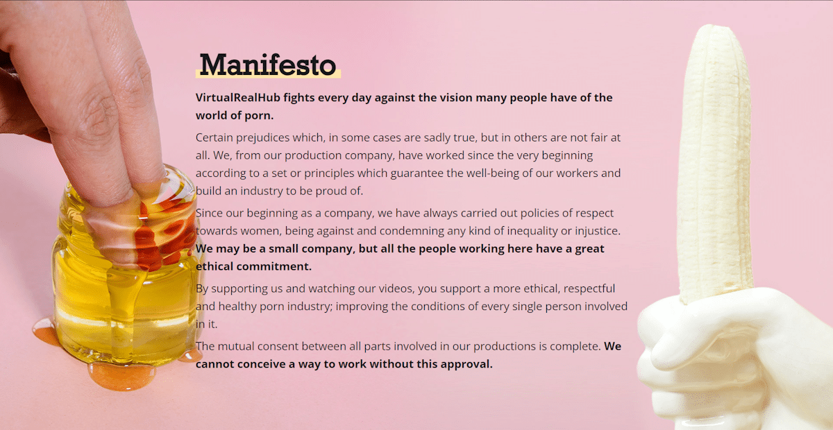 The Virtual Real Porn Manifesto