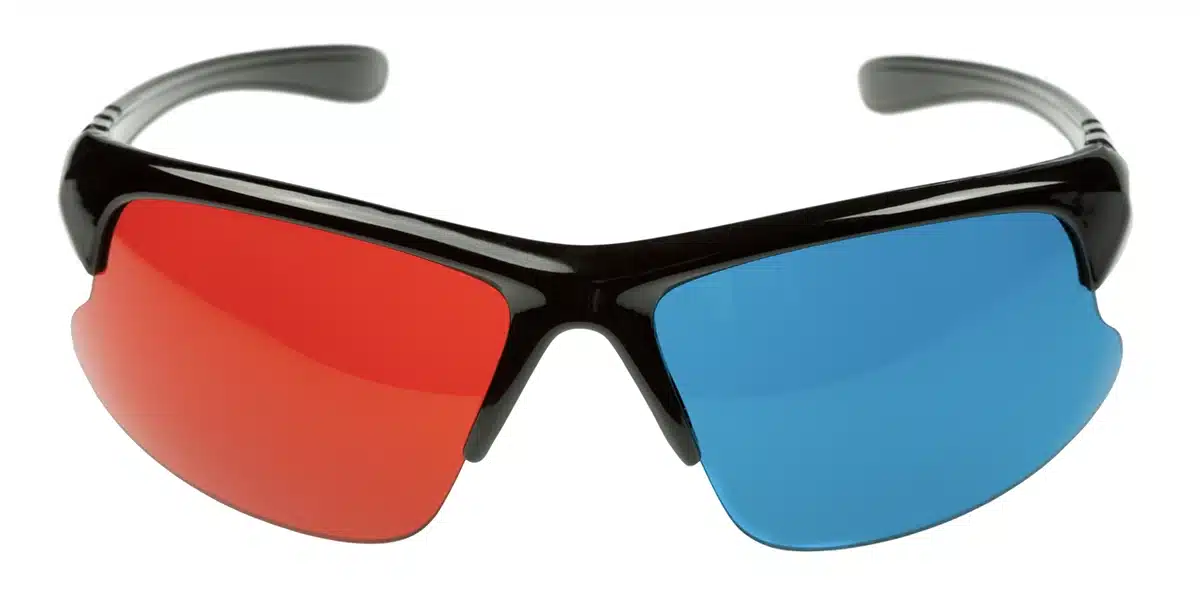 Red Cyan 3D glasses