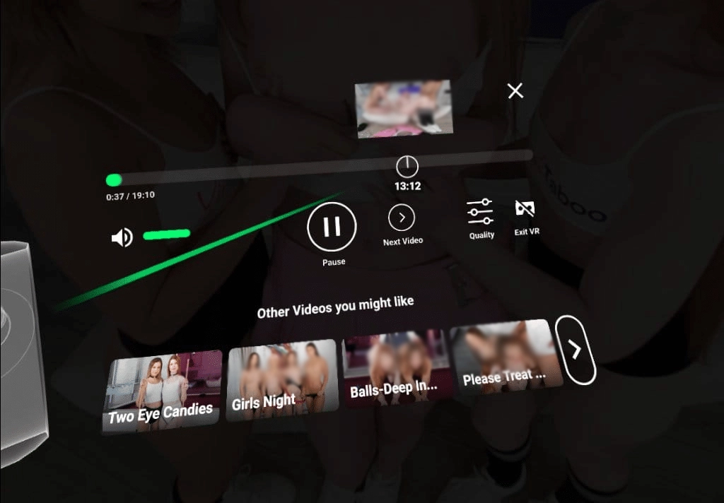 Virtual Taboo in a headset