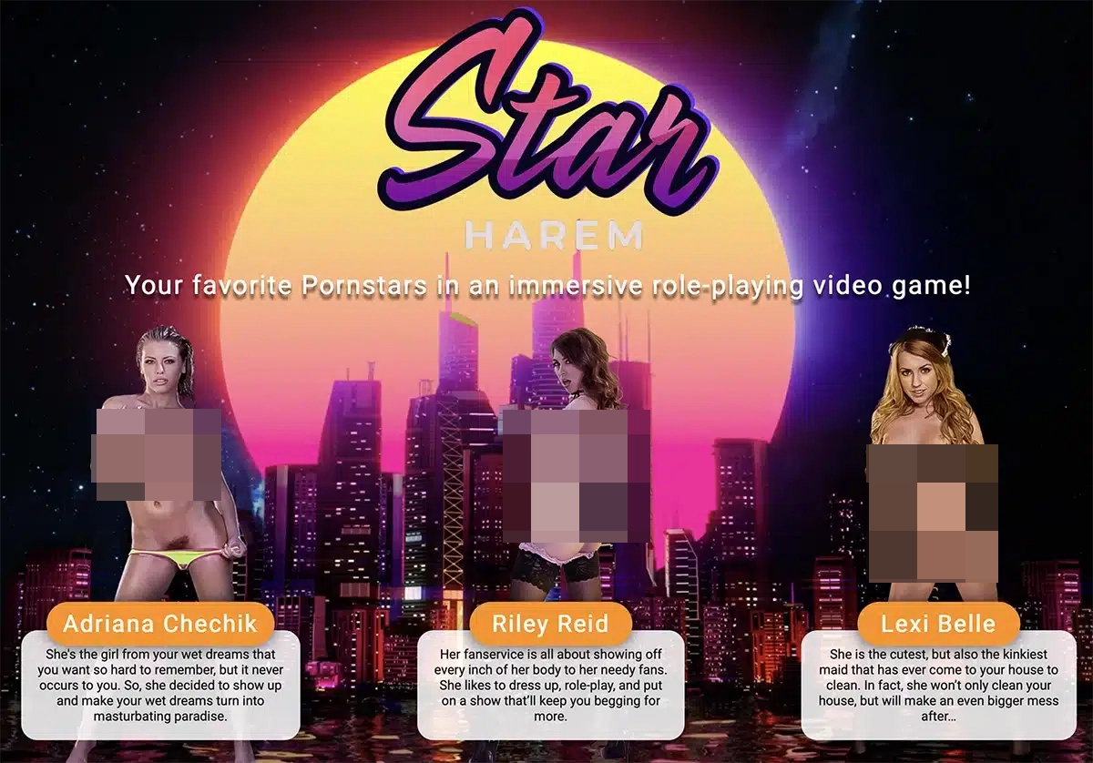 Pornstar Harem game