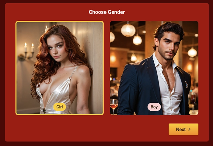 Choose gender