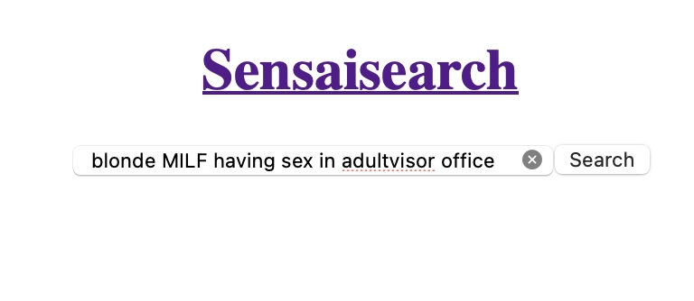 Sensaisearch
