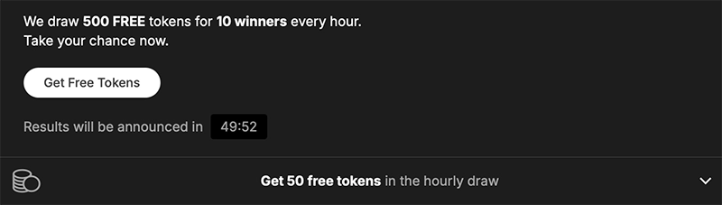 Free StripChat tokens giveaway