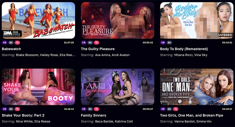 VRBangers lesbian content