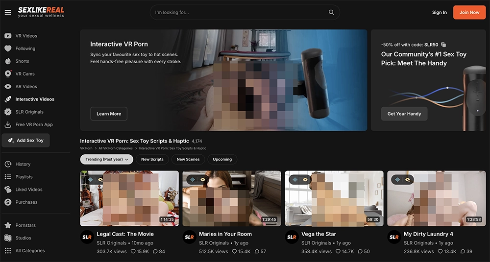 SLR Interactive porn