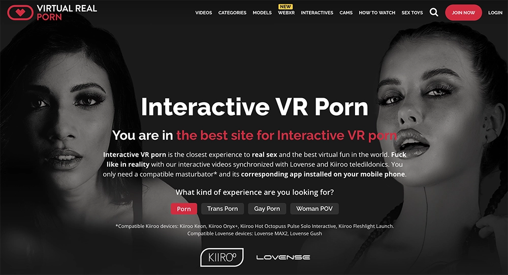 Virtual Real Porn Interactive scenes