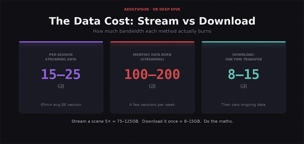 Data cost VR porn