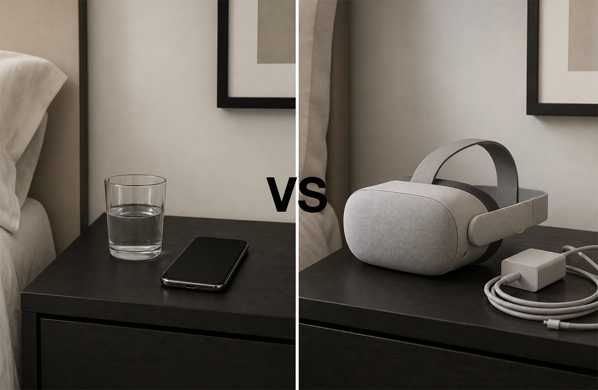 VR headset vs Phone